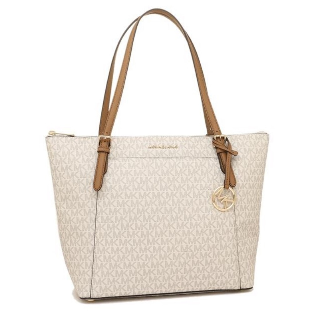 Michael Kors Ciara LG EW TZ Tote Vanilla W AUTHENT - Picture 3 of 8